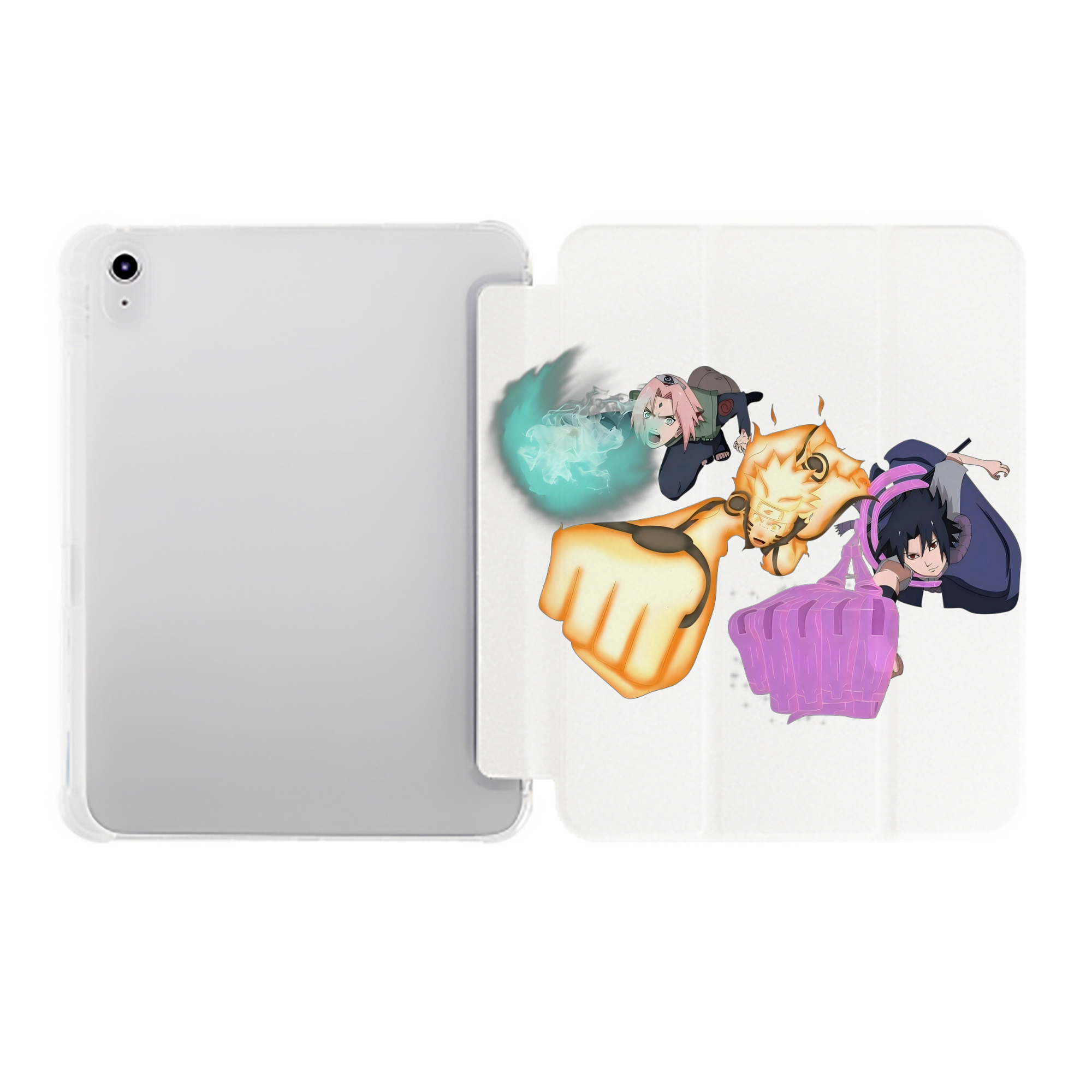 （画像用） NARUTO -ナルト- うずまき ナルト Uzumaki Naruto IPad ケース ペン収納付き 三つ折りスタンド PUレザー×シリコン 対応機種9.5/10.5/10.9インチ